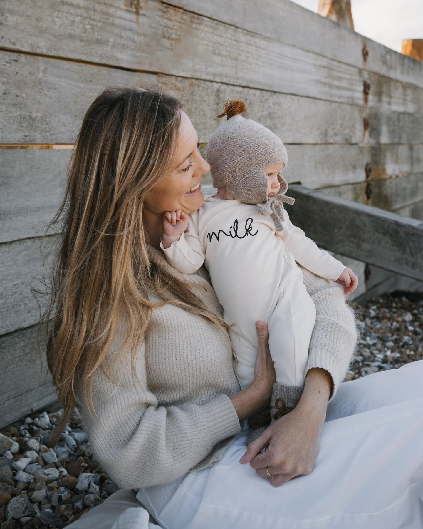 O~Z UNDYED MILK PLAYSUIT [organic zoo]
