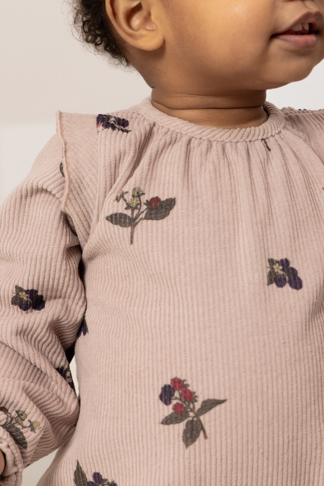 ESMEE ROMPER - LIGHT MAUVE / BLACKBERRIES [STUDIO BOHEME] (25AW)