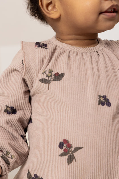 【予約販売】 ESMEE ROMPER - LIGHT MAUVE / BLACKBERRIES [STUDIO BOHEME] (25AW) 【2025年9月中旬以降入荷予定】