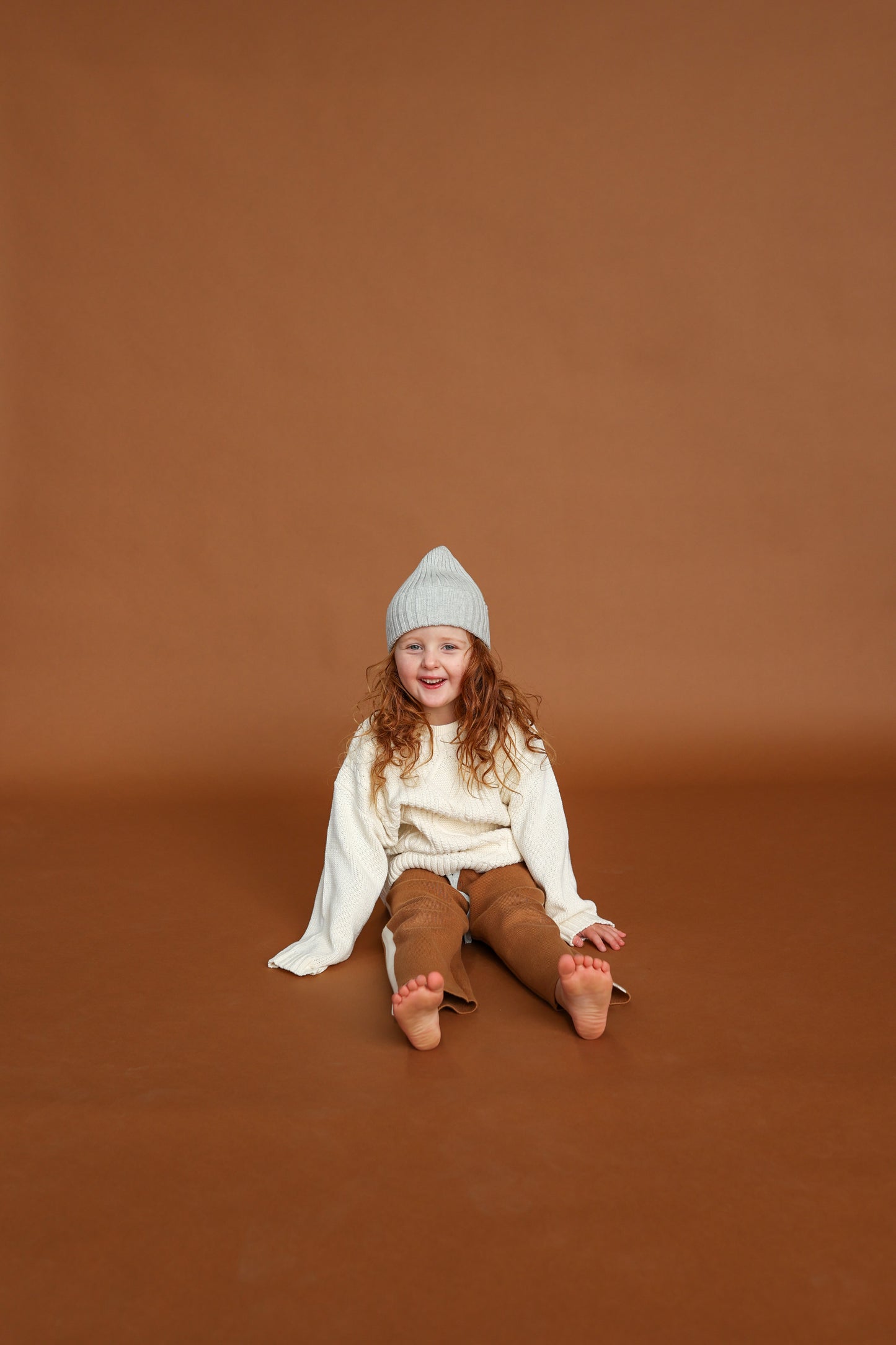 Ribbed Pixie Beanie - Grey Marle [GROWN](25KIDS CLUB)