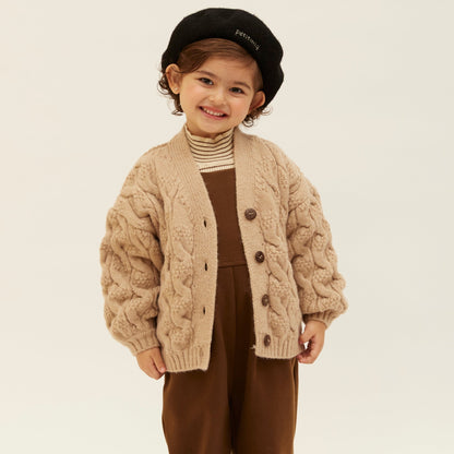 Knit T11 Cardigan - Brown