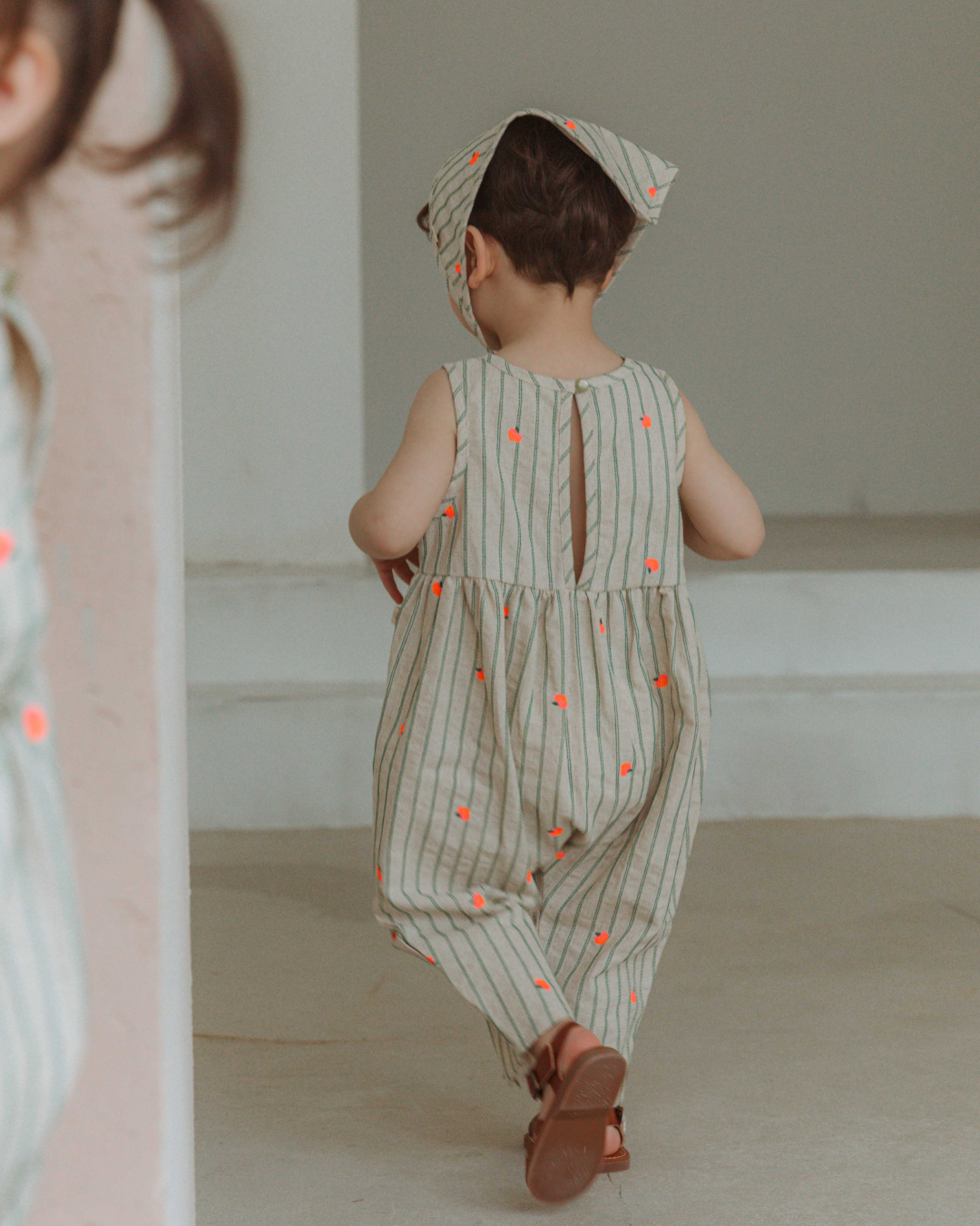 Peach Bloom Linen Suit  [Doucement] (25SS)