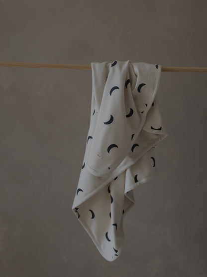 Undyed Midnight Reversible Blanket GOTS [organic zoo] (26SS)