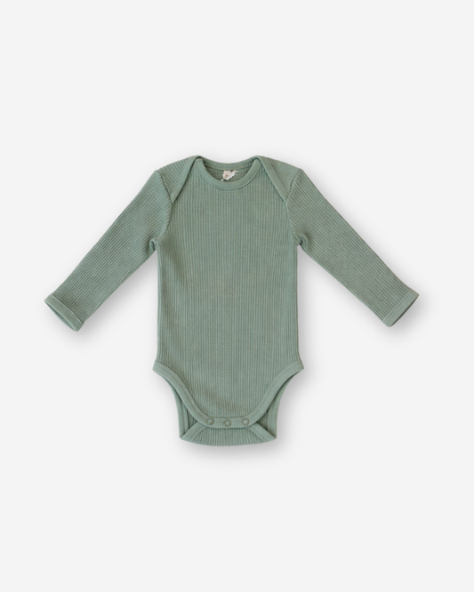 Longsleeve baby suit - Green [EARTH THE ARCHIVE] (26AW)