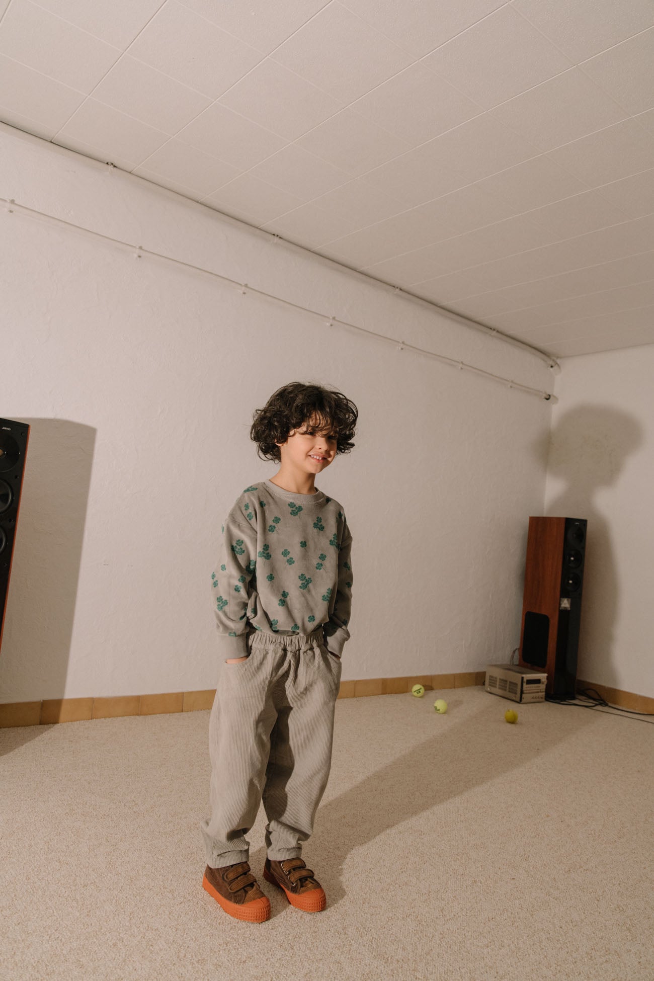 CARROT PANTS - GREY [STUDIO BOHEME] (25AW)