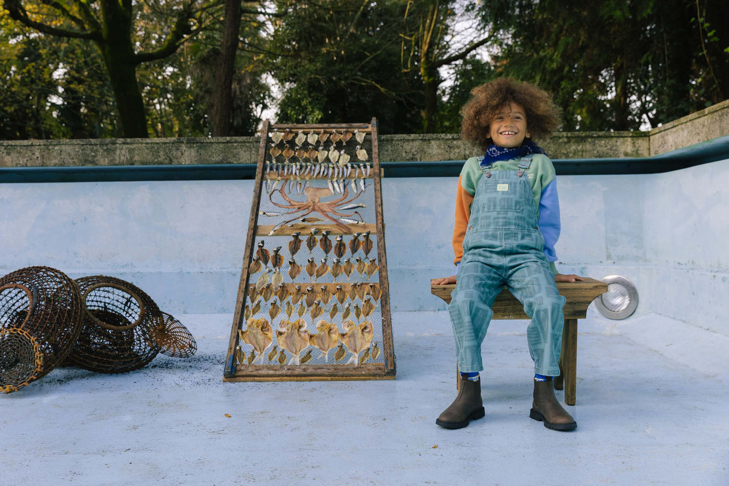 ALFAMA KIDS OVERALLS [Favorite People] (25AW)