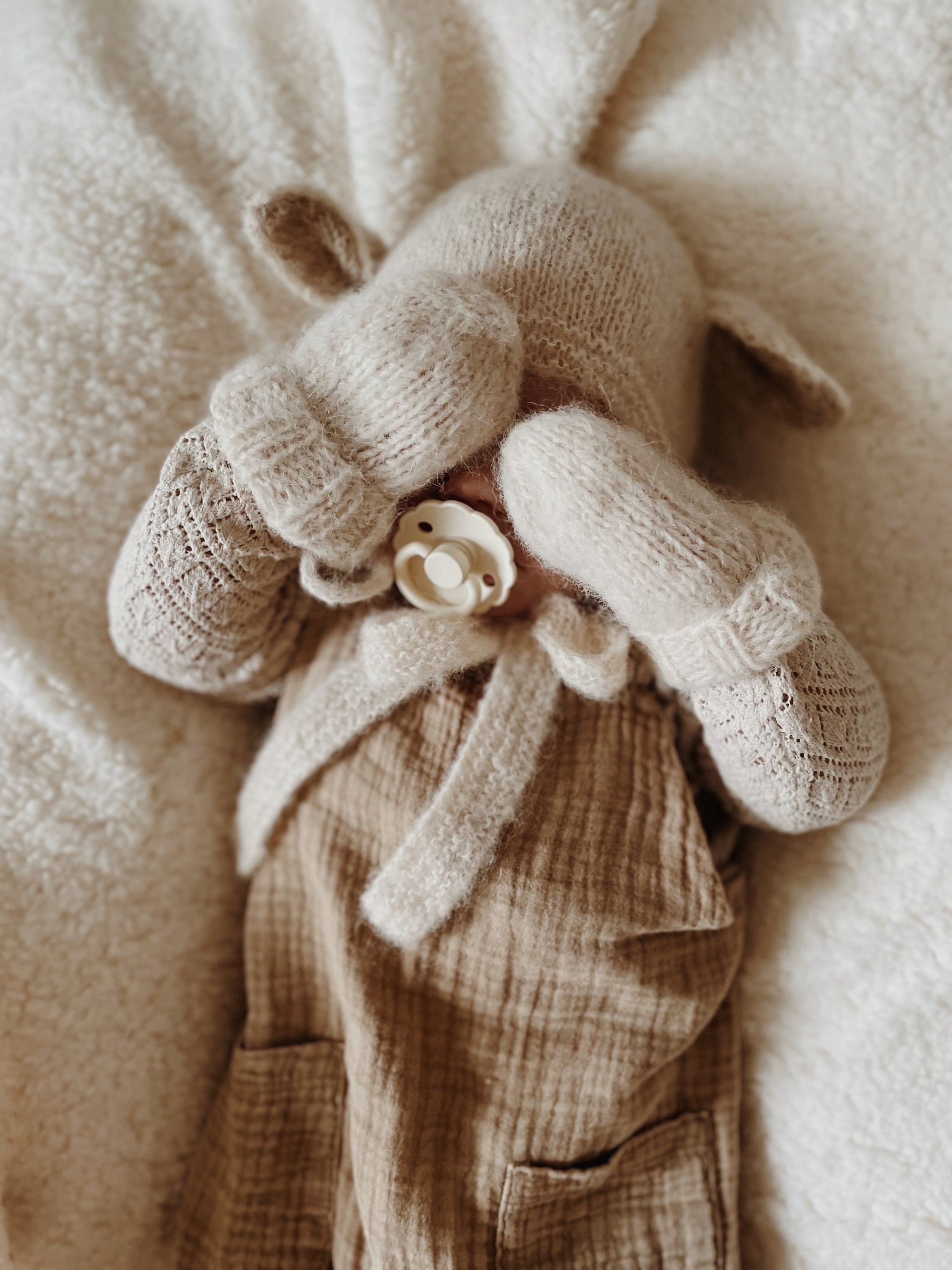 Fairy Bonnet Alpaca & Silk - Creme  [GANG OF KIDS]