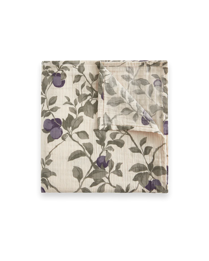 Muslin Swaddle Blanket - PLUM [garbo&friends]