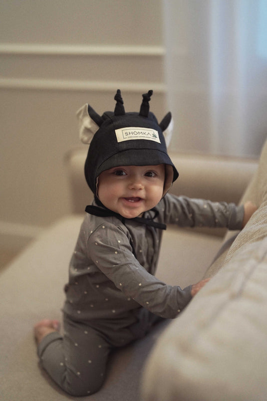 【オーダー会】'GIRAFFE' LINEN BONNET [SHOMKA] 【2026年4月中旬以降順次発送】