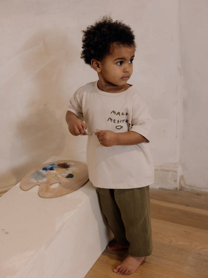 Make Meditate. Boxy T-shirt [organic zoo] (24SS)