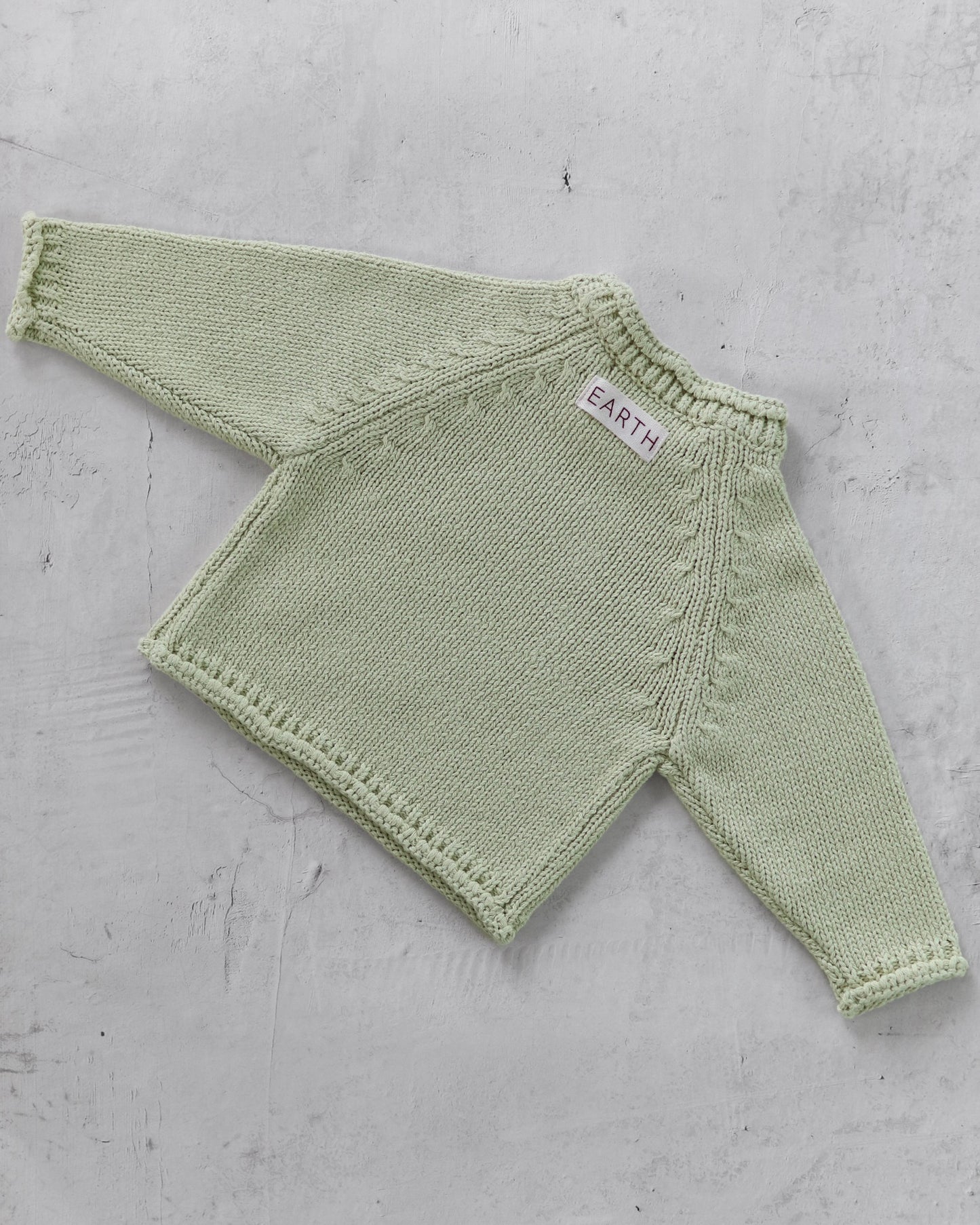 Knit top - Light Olive [EARTH THE ARCHIVE] (26AW)