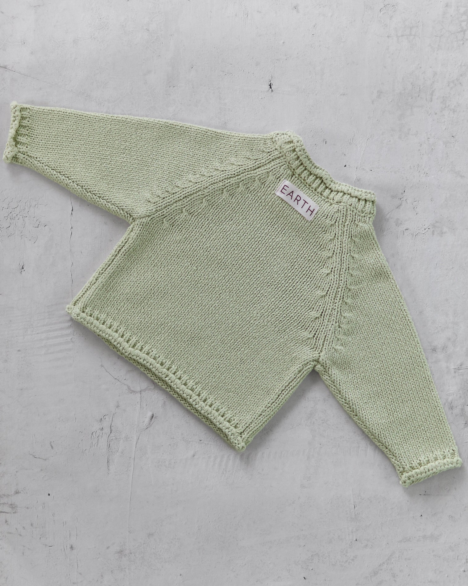 Knit top - Light Olive [EARTH THE ARCHIVE] (26AW)