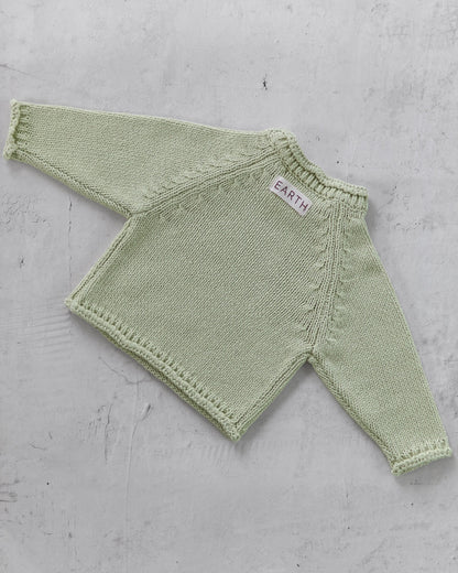 Knit top - Light Olive [EARTH THE ARCHIVE] (26AW)