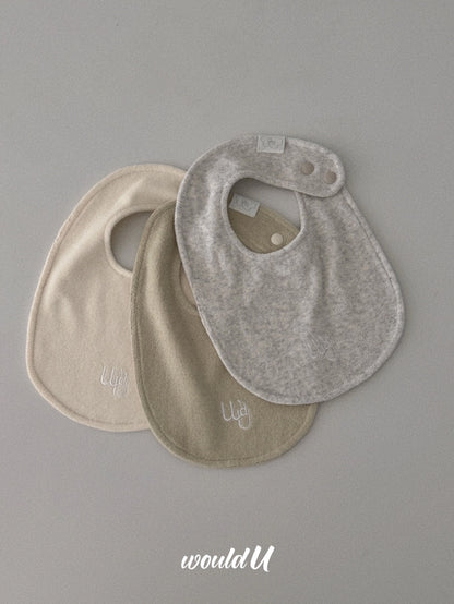 【オーダー会】cloud terry bibs [wouldU]【2025年10月中旬以降順次お届け予定】