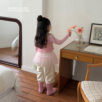 【予約販売】ballerina tutu tee [NINIBELLO] (26SS)【2026年2月下旬以降順次発送】