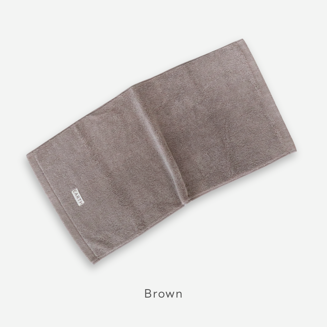 Plant Dyed Organic Towel - Face [EARTH THE ARCHIVE]