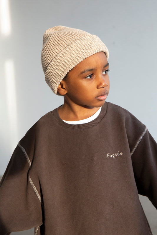 Chunky Sweatshirt - Coffee [Façade](25AW)