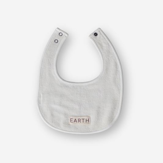 Organic Bib - White [EARTH THE ARCHIVE] (26AW)