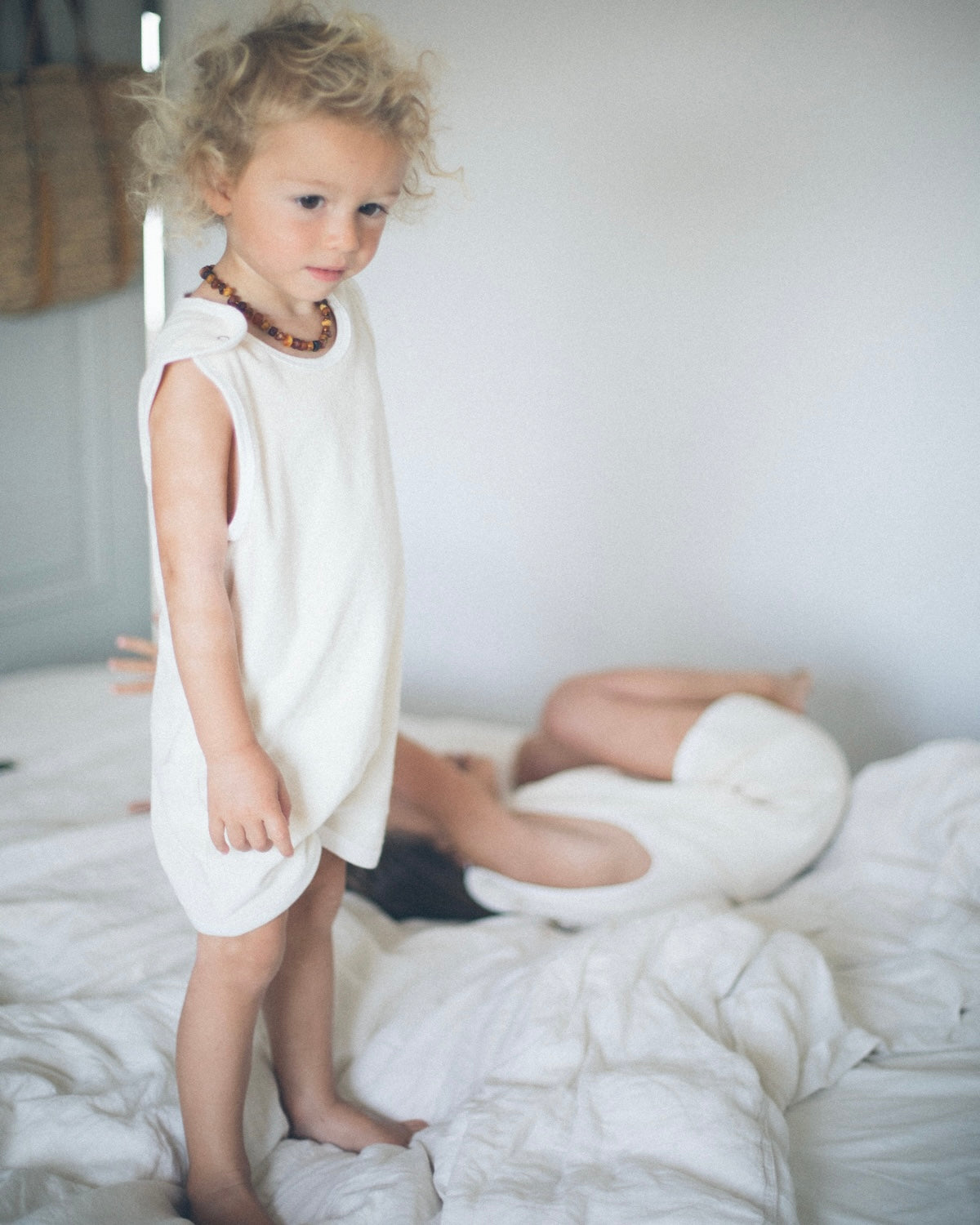 Sleeping vest - Ecru Cream [EARTH THE ARCHIVE] (26AW)