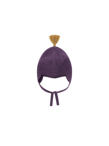 Fig contrast Tassel Hat [Organic Zoo](26AW)drop1