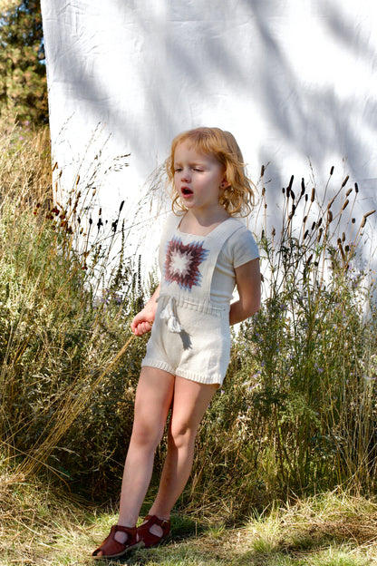 [iver and isla] lone star romper (natural) - SS24
