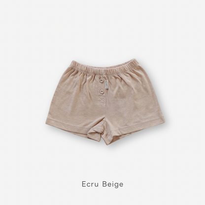 【26年11月オーダー会】 Button Shorts [EARTH THE ARCHIVE] (全2色) 【2026年3月上旬以降お届け予定】