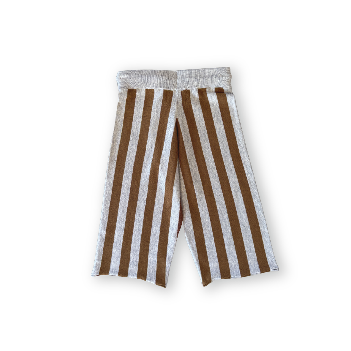 Striped Knit Pant - Grey Marle / Brownie [GROWN] (25SS)