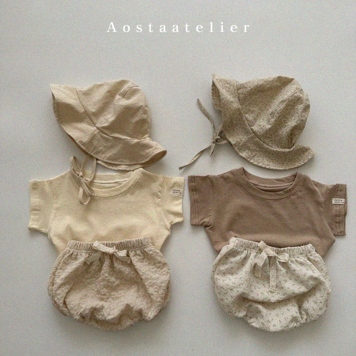[aosta] Olivia bloomer (ivory flower) - SS24