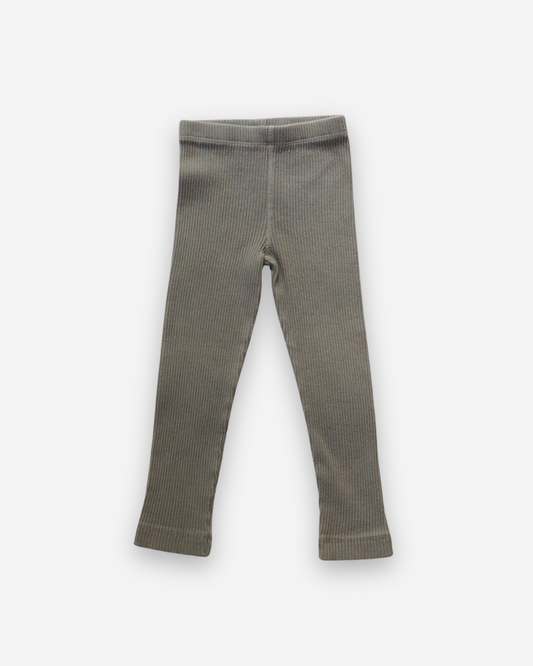 Ribbed pants - Khaki [EARTH THE ARCHIVE] (26AW)
