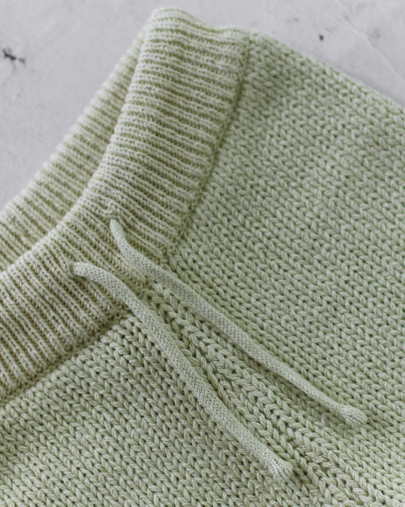 Knit bottom - Light Olive [EARTH THE ARCHIVE] (26AW)