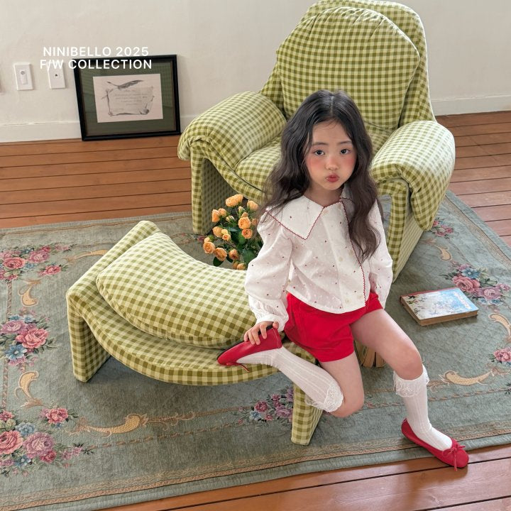 【予約販売】Spring pin coat blouse [NINIBELLO] (26SS)【2026年2月下旬以降順次発送】