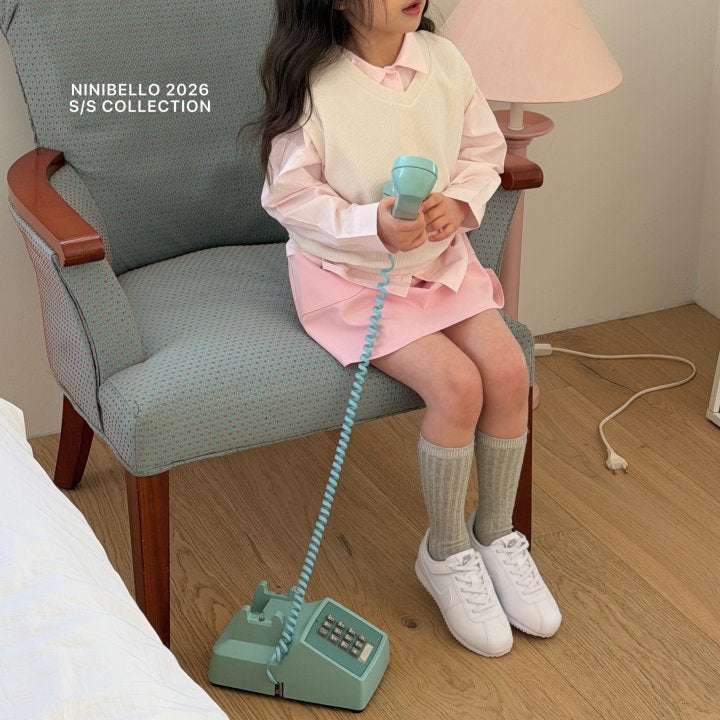 【予約販売】Butter Skirt [NINIBELLO] (26SS)【2026年2月下旬以降順次発送】