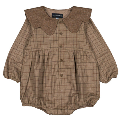 【オーダー会】 Romper NEUILLY - brown [Maison Marelle](25AW Drop1) 【2025年12月中旬以降発送予定】
