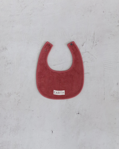 Organic Bib - Vintage Red [EARTH THE ARCHIVE] (26AW)