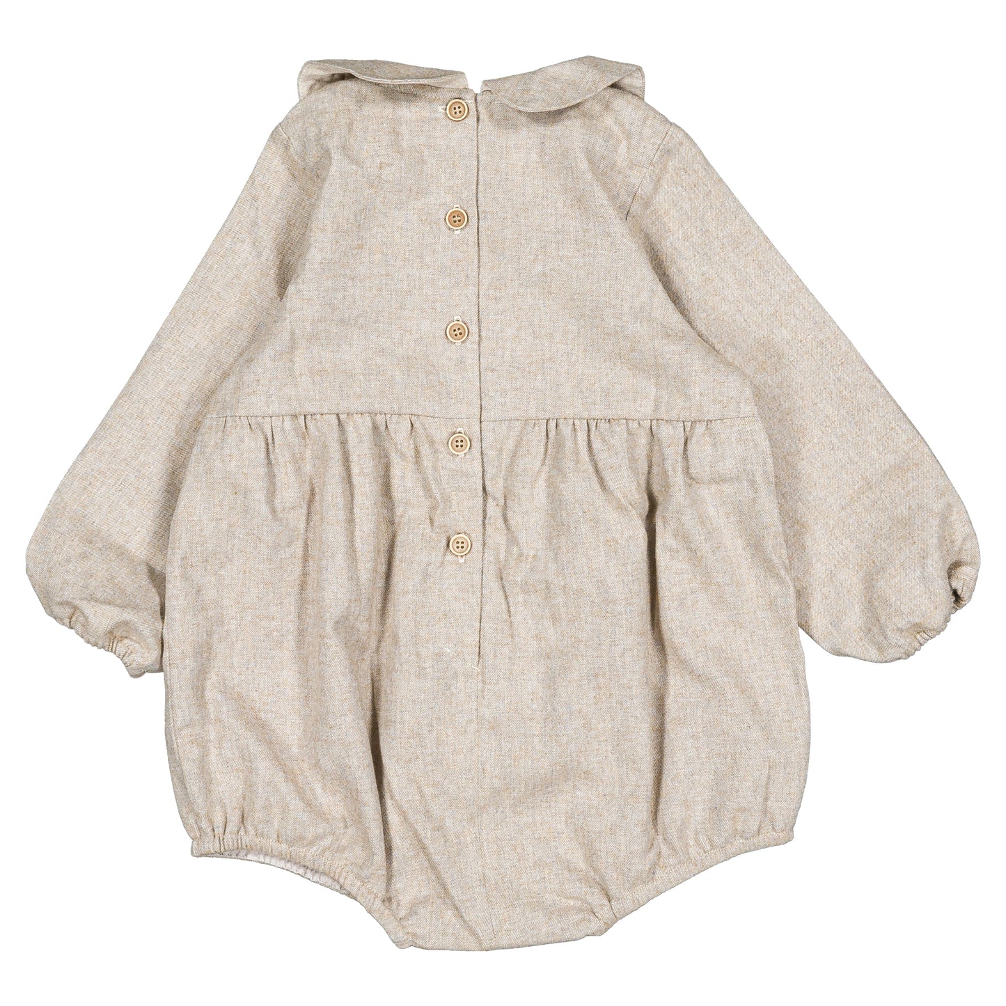 【オーダー会】 Romper BASILE - flannel beige [Maison Marelle](25AW Drop1) 【2025年12月中旬以降発送予定】
