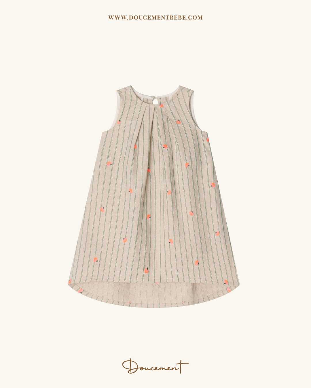 Peach Bloom Dress  [Doucement] (25SS)