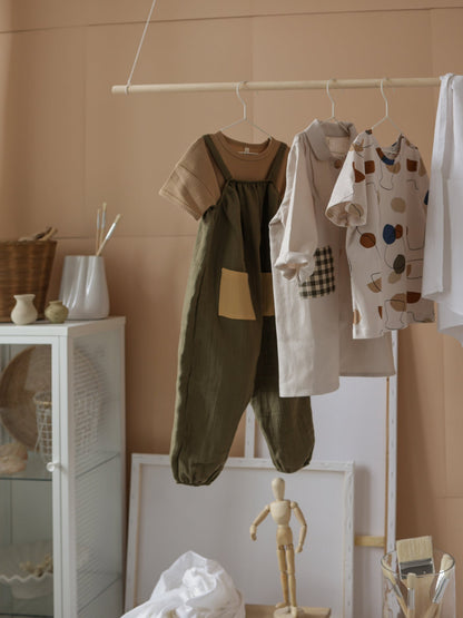 OLIVE ARTISAN JUMPSUIT [organic zoo] (24SS)