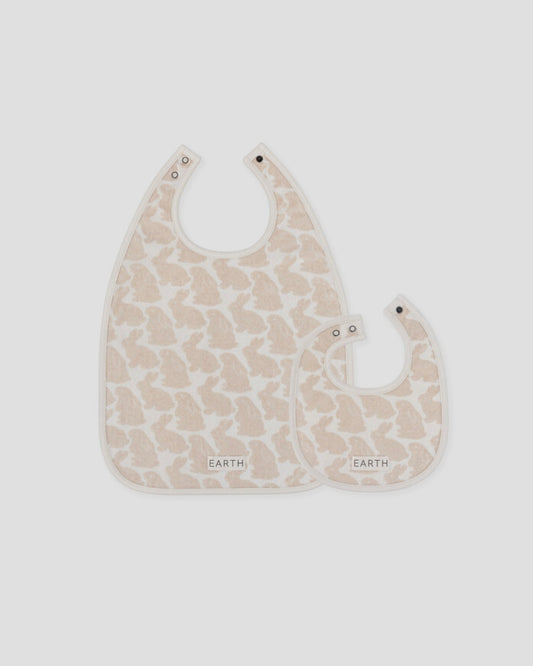 Little Bunnies Bib Set [EARTH THE ARCHIVE × KBP] (26AW)