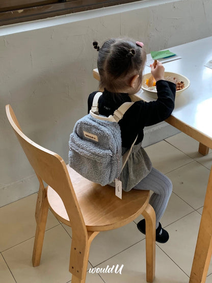 【オーダー会】Wouldu Teddy Back Pack - Baby Blue [wouldU]【2026年1月上旬以降順次お届け予定】