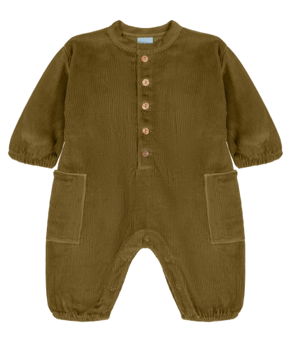 【予約販売】 BIG PAPI JUMPSUIT - GREEN NUTRIA [STUDIO BOHEME] (25AW) 【2025年9月中旬以降入荷予定】