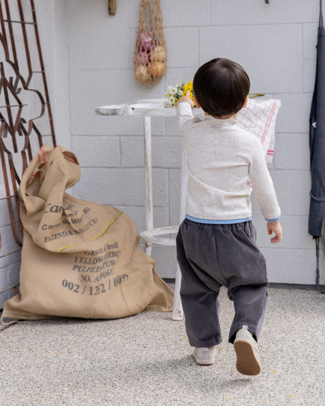 Rustic Corduroy Pants - Stone  [Doucement] (25AW)【2025年10月下旬以降お届け予定】