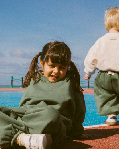 Organic French terry top - Brown [EARTH THE ARCHIVE] (26AW)