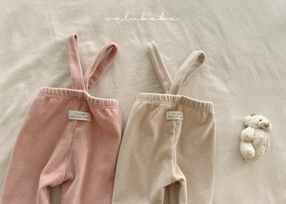 velour suspender pants