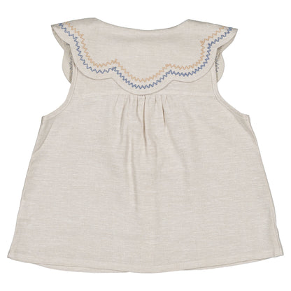 Blouse BAUME- double embrodery [Maison Marelle](25SS DROP2)