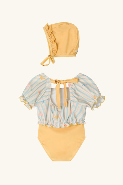 Ocean Play Wave Swim Suit (2PCS) [Doucement] (25SS)