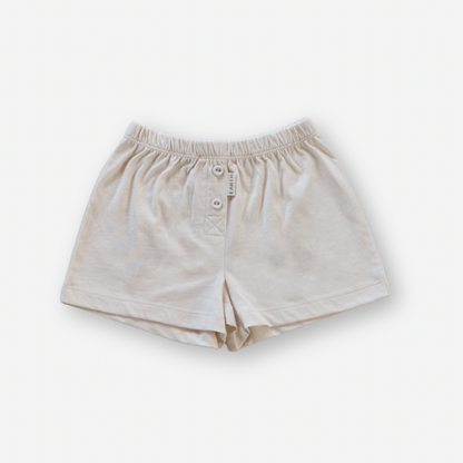 【26年11月オーダー会】 Button Shorts [EARTH THE ARCHIVE] (全2色) 【2026年3月上旬以降お届け予定】