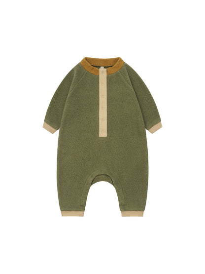 Pine Fleece High Neck Onesie [Organic Zoo](26AW)drop1
