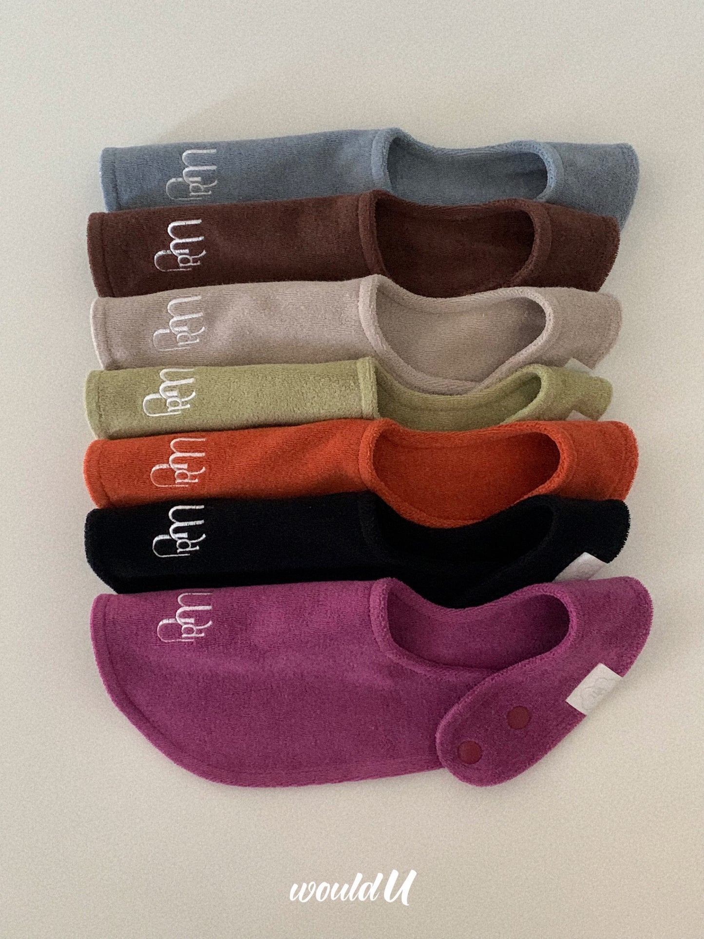 【オーダー会】cloud terry bibs [wouldU]【2025年11月下旬以降順次お届け予定】