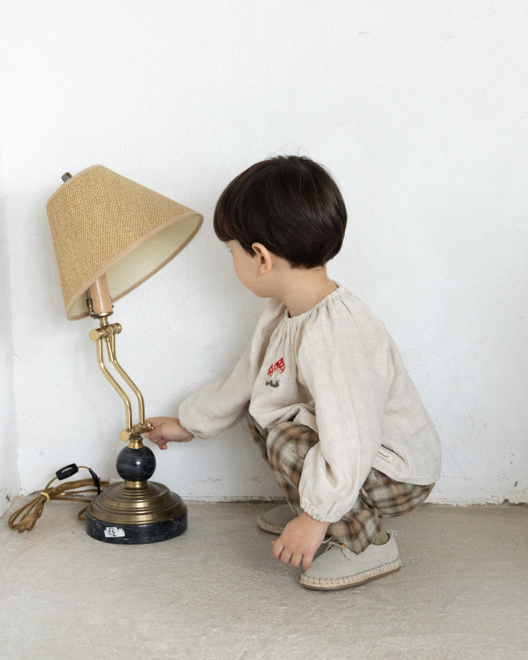 Little Mushroom Blouse [Doucement] (25AW)【2025年10月下旬以降お届け予定】