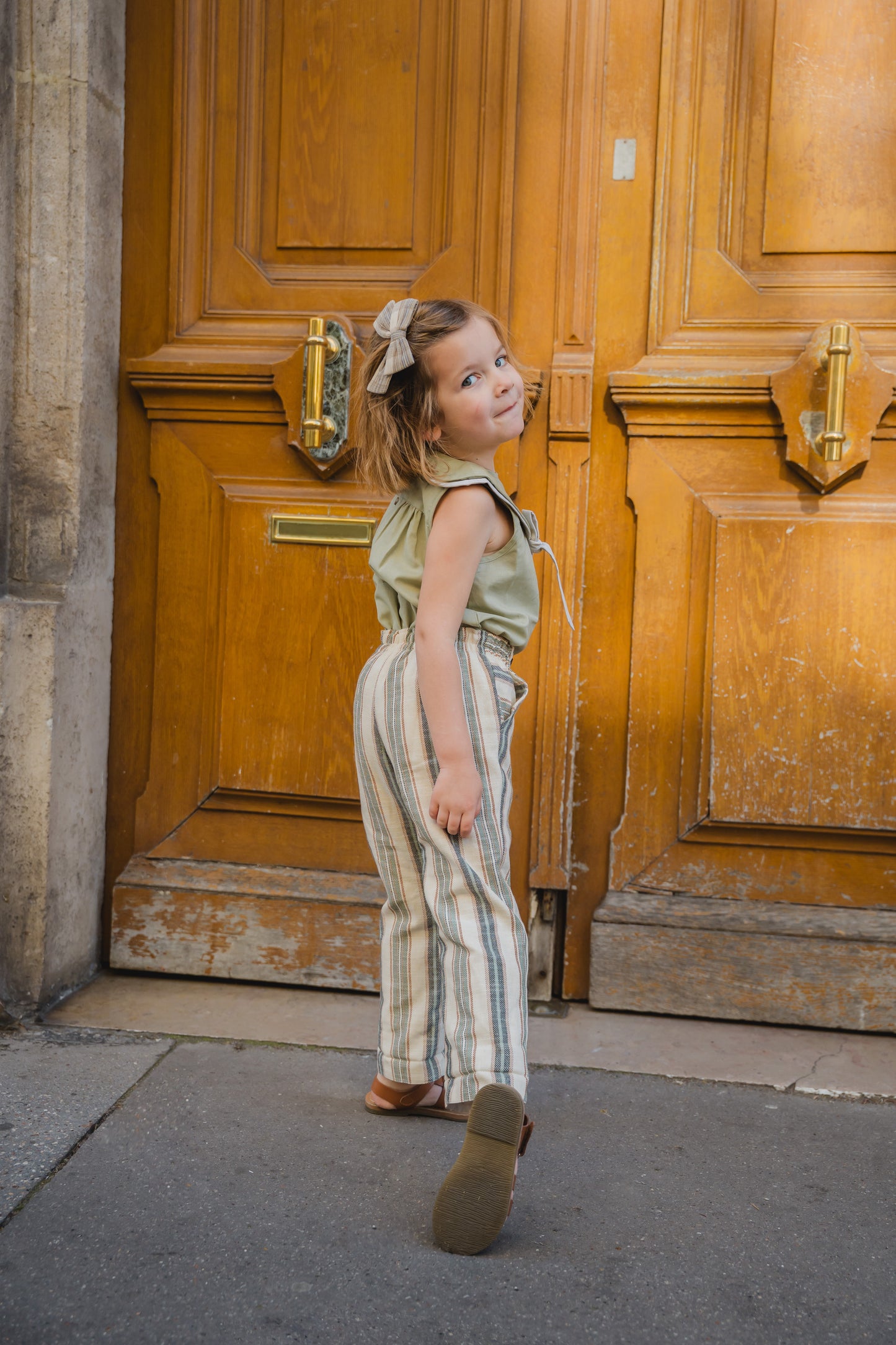 Blouse BERRI - green tea [Maison Marelle] (26SS)